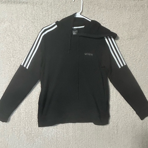 adidas Other - Adidas Mens Climalite Hoodie Size M Black Sweatshirt Logo Casual Comfort